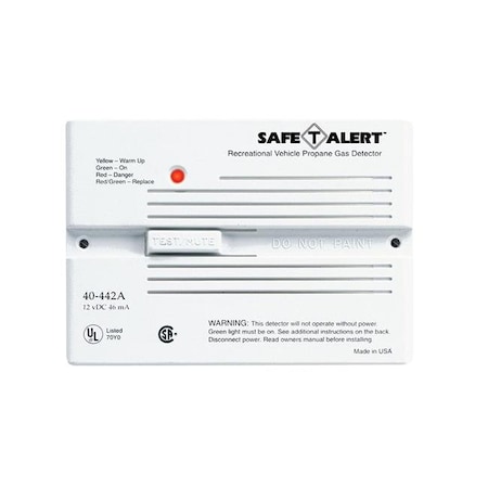 Mti Industries MTI Industries MTI40-442-P-WT Propane Alarm - White Flush Mount 12 Vdc Hard Wire MTI40-442-P-WT